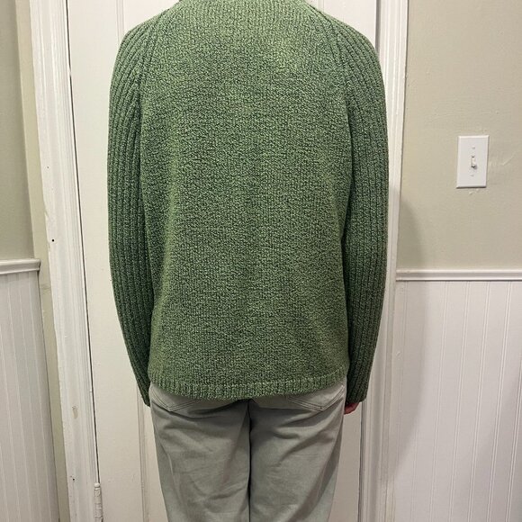 Debbie Morgan Olive Green Knit Sweater - Picture 3 of 5
